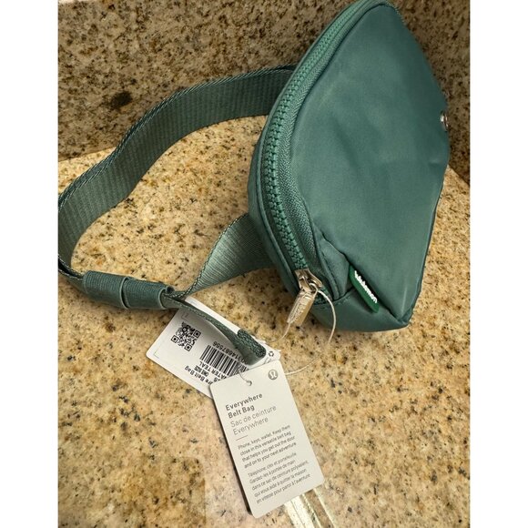 Lululemon Everywhere Belt Bag Extended Strap Tidewater Teal NWT Water Repellent - Picture 10 of 11